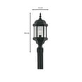 thumbnail image 6 of Designers Fountain 2986-BK Devonshire Post Lanterns, Black, 6 of 7
