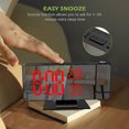thumbnail image 2 of LED Digital Alarm Clock Large Screen Multipurpose 12/24-Hour Format Projector Ceiling Clock with Time Temperature Display, 2 of 8