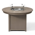 thumbnail image 5 of WestinTrends Helios 47" Modern Outdoor Patio Propane Gas Round Fire Pit Table (Rocks Not Included), Weathered Wood, 5 of 14
