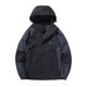 thumbnail image 1 of Ceisia Relaxed Fit Men's Hooded Color-Block Windproof Waterproof Jacket Gift, 1 of 8
