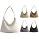 thumbnail image 4 of Bolso de mano de lona para mujer Bolso de hombro grande Bolso de mano Hobo Irfora Gris, 4 of 7