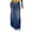 Blue, variant on Vedolay Skorts Skirt for Women Women's Casual Solid Draped Relaxed Long Maxi Skirt,Blue M