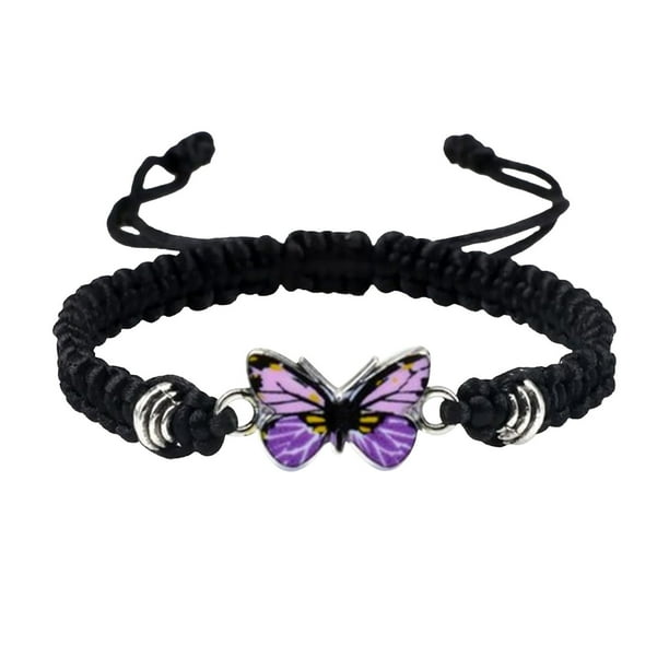 Set de pulseras para parejas tejidas a mano - Pulseras de corda ajustables para hombres y mujeres, 16-32cm