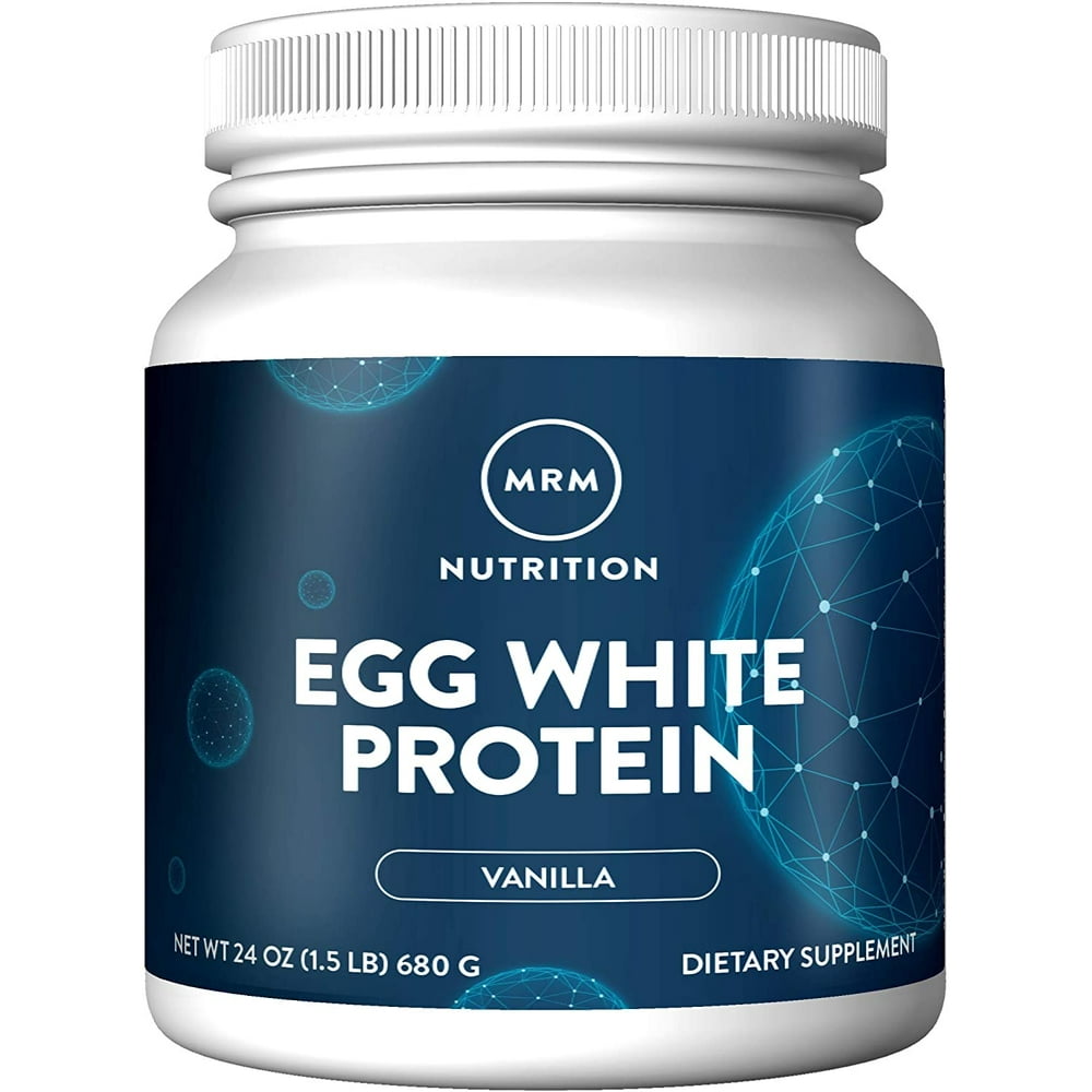 MRM Egg White Protein Powder, Rich Vanilla, 23g Protein, 1.5 Lb