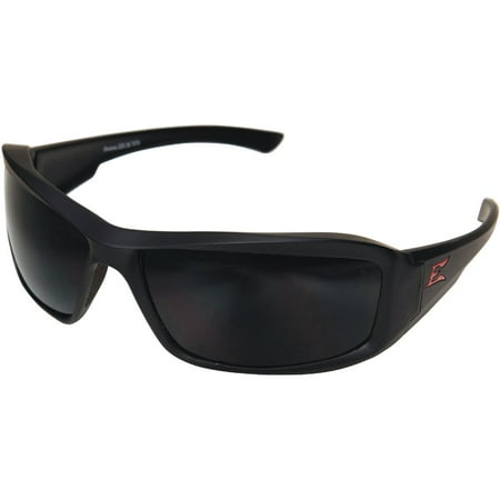 

1 PK Edge Eyewear Brazeau Matte Black Frame Safety Glasses with Smoke Lenses