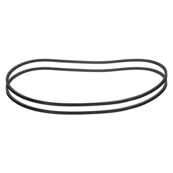 Uxcell 2Pcs 3VX570 Rubber V-Belt Raw Edge Cogged V Belt 57" Length x 0.38" Width