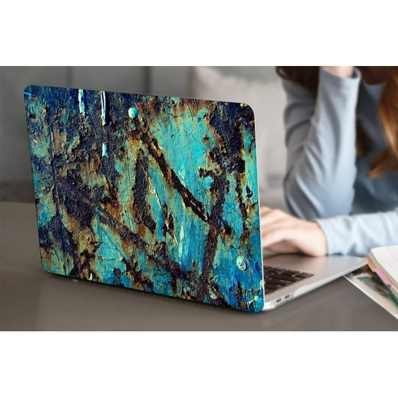 Plastic Hard Shell Case Compatible with 2021 2022 2023 Rel. MacBook Pro 16 inchs XDR Display Touch ID Cable Tie Model: A2780 M2/A2485 M1 Rust A 1