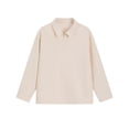 thumbnail image 1 of pstuiky Camisas de invierno de manga larga para hombre, Suéter informal de manga larga con solapa y medio botón para hombre, de color liso y moderno Tops de hombre xxxxl, 1 of 8