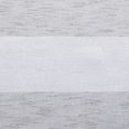thumbnail image 2 of Metallic Semi Sheer Rugby Striped Grommet Top Window Curtains - Assorted Colors, 2 of 3
