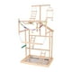 thumbnail image 2 of Parque infantil para loros, soporte de percha para Fitness, actividad de aves, escalada, soporte de madera para loros, jaula para pájaros, accesorios, 2 of 9