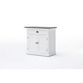 thumbnail image 6 of NovaSolo Halifax Contrast Classic White & Black Small Buffet, 6 of 20