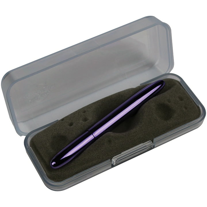 Fisher Space Pen Chrome & Purple Passion NEW Bullet Ballpoint Pen with Clip