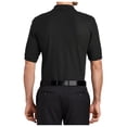 thumbnail image 2 of Yellow Rooster Mens Short Sleeve Tall Silk Touch Polo with Pocket Black LT, 2 of 4