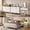 White 6Pcs, variant on Asofer 6-Piece White Bedroom Set – Queen Bed Frame, LED Vanity, 2 Dressers, and 2 Nightst