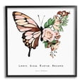 thumbnail image 3 of Stupell Industries Learn Grow Evolve Become Motivational Children's Diversity Butterfly Graphic Art Black Framed Art Print Wall Art, 17x30, by Erica Billups, 3 of 5