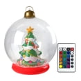 thumbnail image 3 of Bola navideña inflable de 60 cm con luz, decoraciones navideñas para exteriores, bolas navideñas gigantes con control remoto, decoración de ambiente festivo, 3 of 5