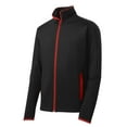 thumbnail image 5 of Sport-Tek Men's Stretch Contrast Full-Zip Jacket, 5 of 6