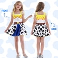 thumbnail image 5 of Benylion Cowgirl Costume for Girls Western Dress Up Outfit for Halloween Cosplsy Party Princess Dress Ruffle Sleeve Clothes for 2-3 Years, 5 of 7