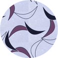 thumbnail image 1 of Ahgly Company Indoor Square Patterned Lavender Blue Area Rugs, 3' Square, 1 of 1
