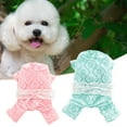thumbnail image 4 of Adorable Dog Jumpsuit - Lace Belt Decor - Cotton Pet Dog Romper - Lace Jacquard - Four-legged Clothes - Pet Supplies, 4 of 8