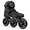 Black-Men5.5-6/Women6.5-7/25cm, variant on Black Men7/Women8/26cm 3 Wheel Inline Skates for Adult Fitness Speed Racing
