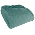 thumbnail image 4 of Waffle Texture Berkshire Velvetloft Blanket Grain / Twin, 4 of 4