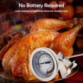 thumbnail image 6 of NOGIS 16" Long Stem Deep Fry Thermometer with Clamp (2 Pack), Instant Read 2" Dial Meat BBQ Thermometer for Deep Fry, Grill, Turkey, Candy, Coffee etc, 6 of 7
