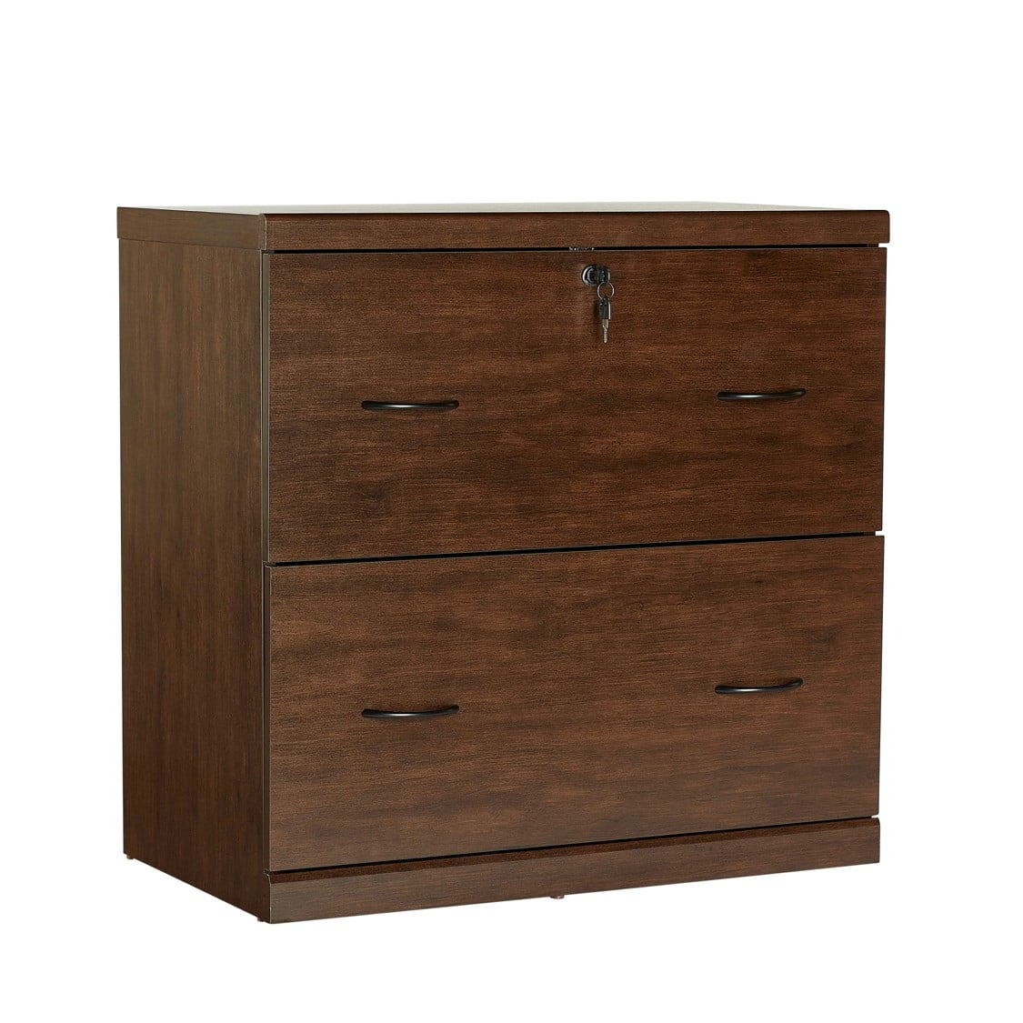 two drawer lateral file cabinet with lock