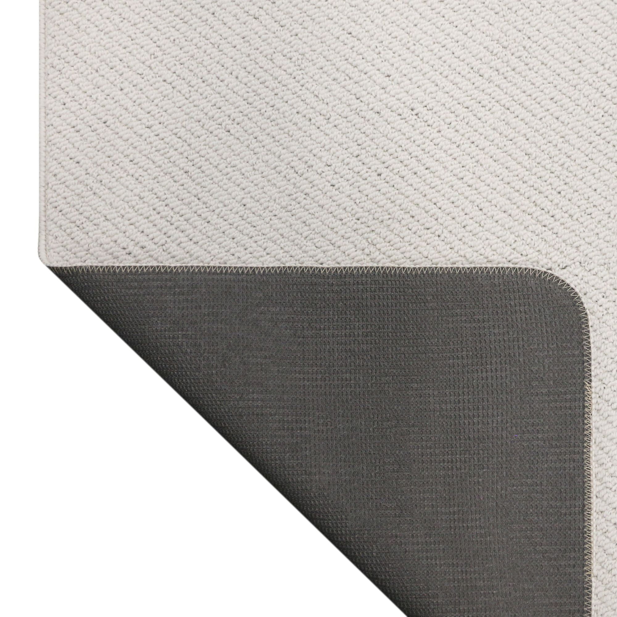 Mainstays Basic Tufted Off White, Machine Washable Area Rug 6x8, Ideal for Any Room in the House