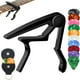 thumbnail image 1 of Guitarra Capo para Acústica y Eléctrica, 12 Piezas Cejilla Guitarra, Ukulele Capo, Capotraste con 10 Puas guitarra 1 Estuche de púas, 1 of 8