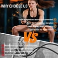 thumbnail image 3 of 2Pcs Ropeless Battle Ropes for HIIT, Cardio, Strength & Low-Impact Training, Portable Weighted Home Gym Equipment Non-Slip Handle, Cordless Battle Ropes for Men & Women, Upgrad Battle Rope with Bag, 3 of 8