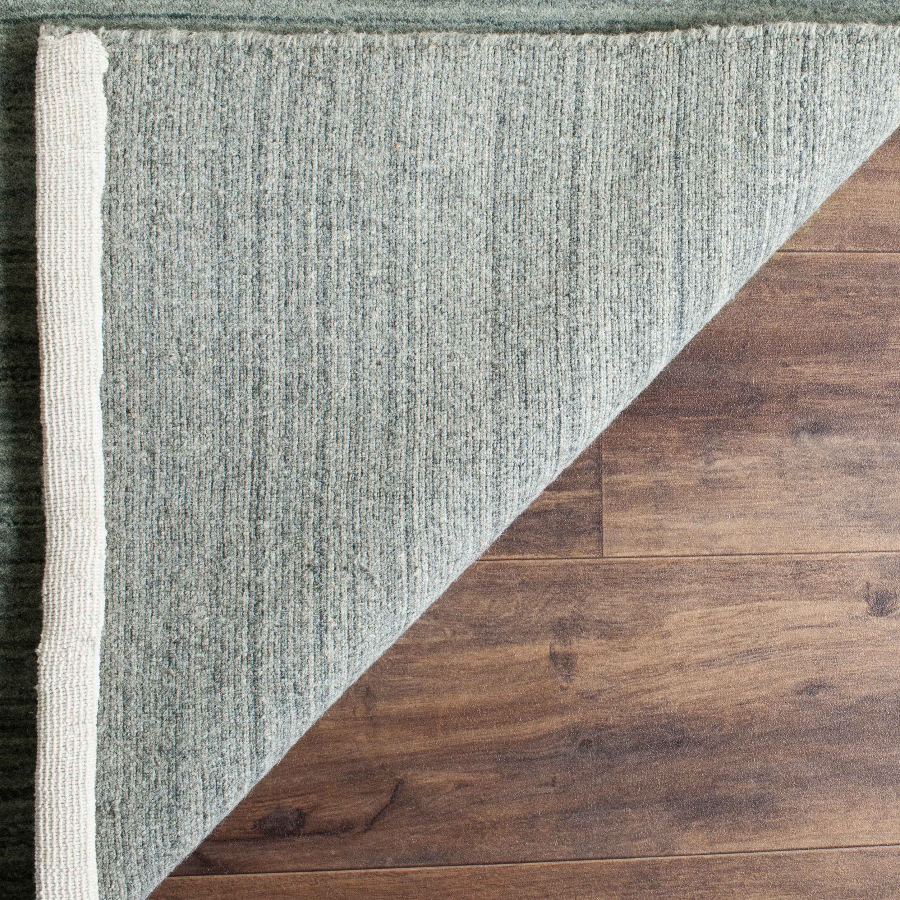 SAFAVIEH Himalaya Vince Overdyed Striped Wool Runner Rug, Slate/Blue, 2'3" x 8'