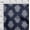 Dark Indigo, variant on oneOone Viscose Chiffon Fabric Leaves & Floral Block Printed Fabric 1 Yard 42 Inch Wide