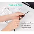 thumbnail image 5 of XBOHJOE USB 3.0 Extension Cable 10FT - High-Speed USB A Male to Female Cord, Ideal for Gaming, Office Use More (Black), 5 of 6