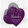 thumbnail image 3 of Inkdotpot Thanks From The New Wedding Bottle Tag Real Silver Foil Favor Hang Tags Pack Of 50, 3 of 6