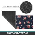 thumbnail image 6 of Pioneer Flower Floral Print Pattern Kitchen Rugs Sets Of 2, Anti Fatigue Non Slip Washable Floor Mats for Kitchen Sink Laundry, 17X30 Inch + 17X47 Inch, 6 of 6