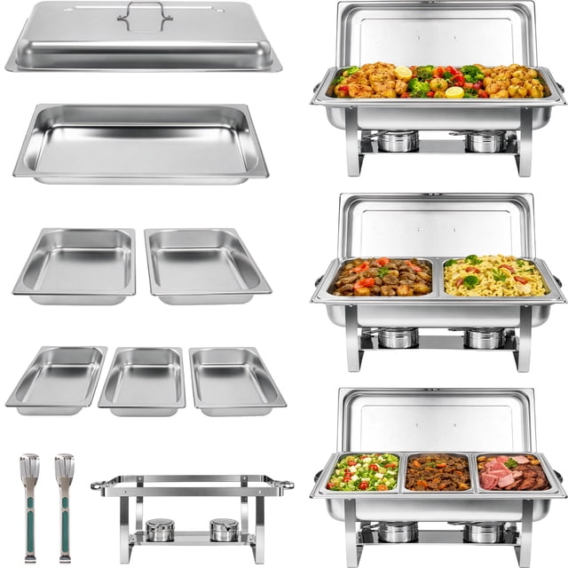 Bufetera Chafer 3 En 1 Acero Inoxidable 11l Catering Comedor Gutstark