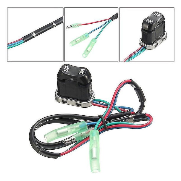 Accesorio de Motor fueraborda YONGSHENG con Interruptor de Inclinación 2 uds para Yamaha