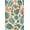 Green, Pattern 1, variant on ODIKA 4'x6' Green Coral Vibrant Leaf Pattern Washable Area Rug Tropical Foliage Design with Playful Shapes for Dorm Room, Small Living Stain Resistant Low Profile, Easy Care