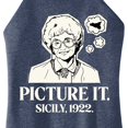 thumbnail image 3 of Golden Girls - Picture It Sicily - Juniors High Neck Tank Top, 3 of 5