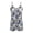 Blue Midcentury Shapes, variant on ZAITUBLES Womens Summer Casual Sleeveless Romper Loose Adjustable Spaghetti Strap Shorts Jumpsuits with Front Pockets, Casual Beach Vacation Outfits, Rose Navy Blue Print, Size XL