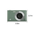 thumbnail image 3 of Oggfader Digital Camera for Kids 10-12 Student CCD Digital Camera 1080P HD Photo Effective 800W Campus Photography OLVG Portable Travel Entry Level Affordable Camera,Green, 3 of 8