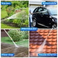 thumbnail image 6 of Pressure Washer Extension Wand, 2 Pack 17 Inch Stainless Steel Heavy Duty Wands with 1/4 Inch Quick Connect, Fits Most Pressure and Power Washers, 6 of 7