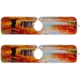 thumbnail image 2 of Colorful Autumn Forest Sink Splash Guard for Faucet 2 Packs Faucet Absorbent Mats, Fall Landscape Faucet Handle Drip Catcher Quickly Drying Mat for Kitchen Counter Bathroom RV, 14.9"x5.5", 2 of 7