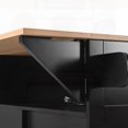 thumbnail image 3 of Brand Kitchen Island with 2 Drop Leaves & 3 Deep Drawers - Dual Folding & Multifunctional, 3 of 24