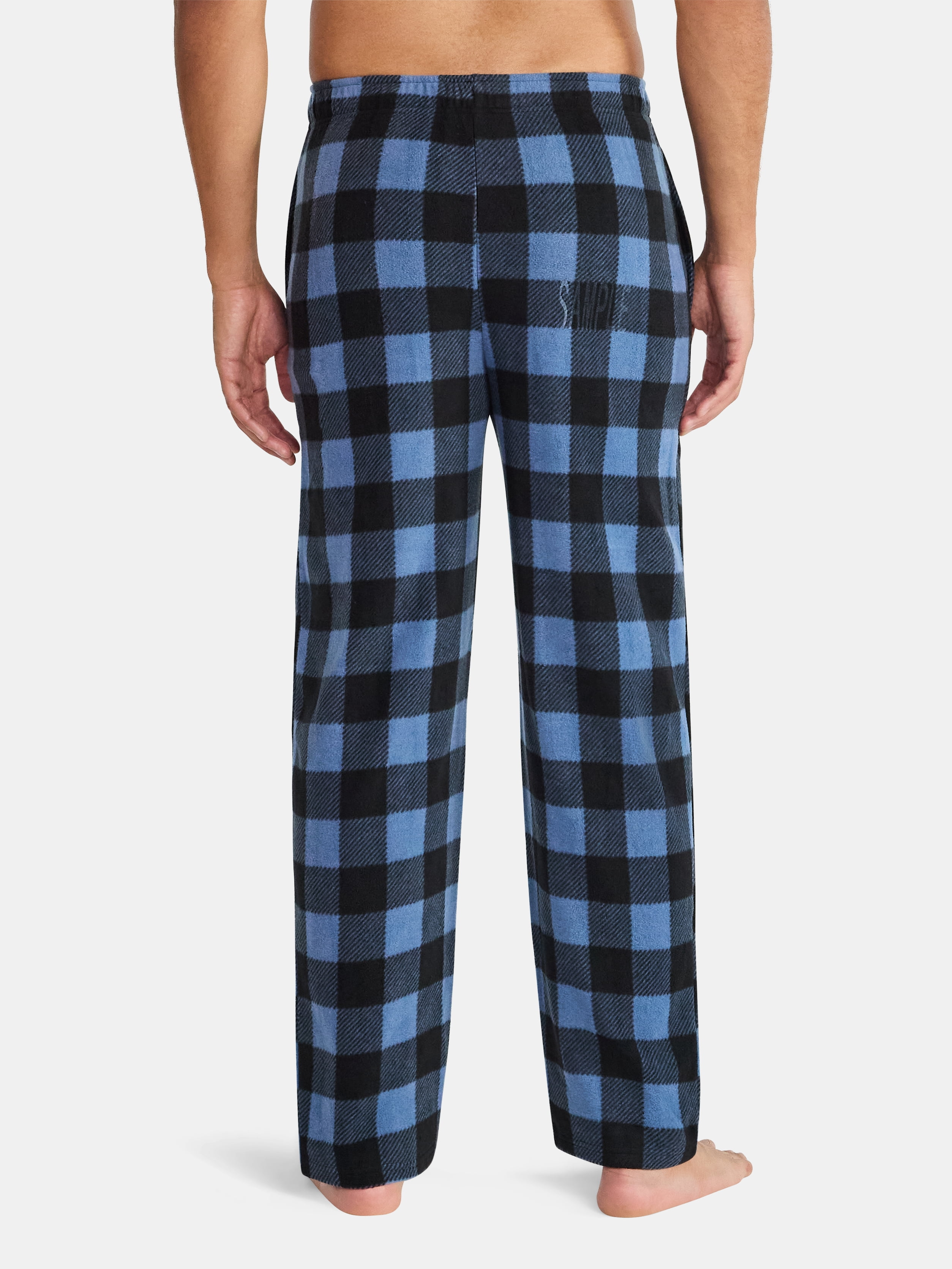 Holiday Time Men's Rolled Sleep Pants with Pockets, Size S-2XL