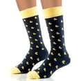 thumbnail image 3 of Men's Fashion Combed Cotton Funky Dress Socks, 3 of 7