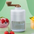 YIWEI Shaved Ice Machine Snow Cone Machine Manual Portable Ice Crusher