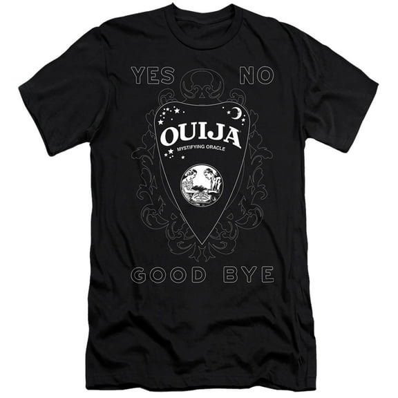 Ouija Planchette S/S Adult 30/1 T-Shirt Black