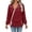 Wine, variant on ATOYSOY Womens Rain Jackets Waterproof Windbreaker Jackets light Portable Rain Coat